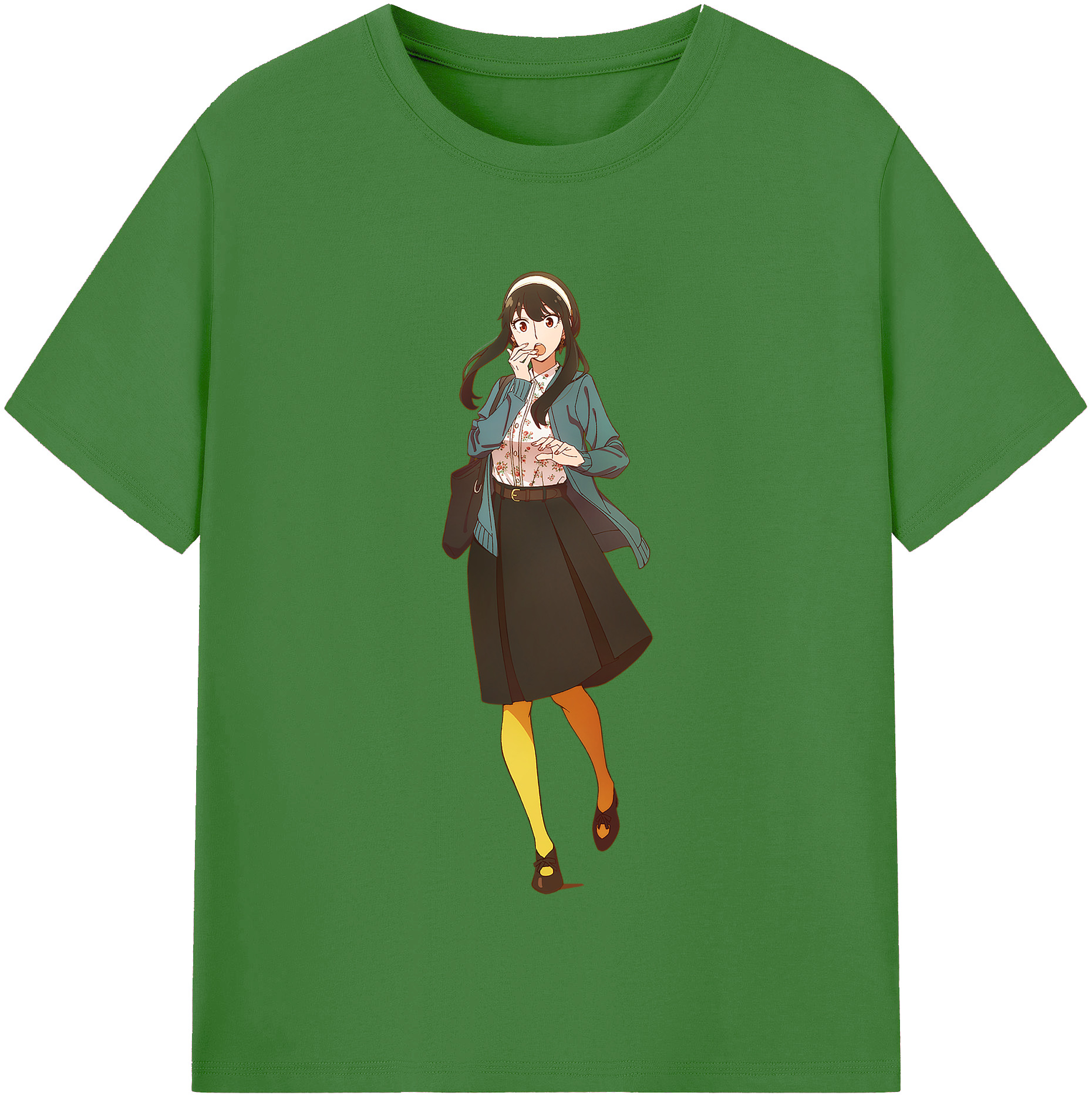 （画像用） SPY×FAMILY间谍家家酒 レディースカジュアルプリントTシャツ（綿100％）